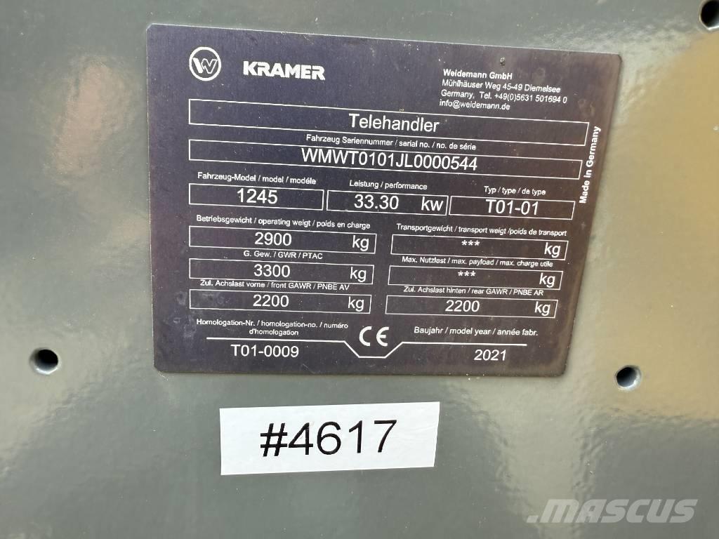 Kramer 1245 Teleszkópos rakodók