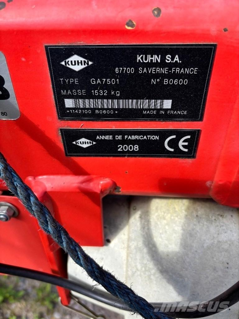 Kuhn 7501 Rendforgatók