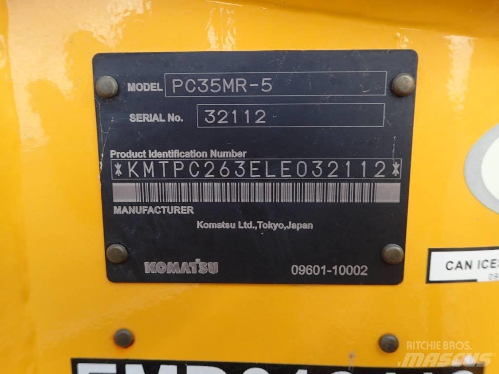 Komatsu PC35MR-5 Mini kotrók < 7t