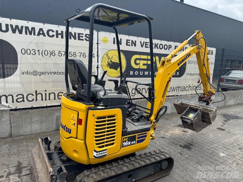 Komatsu PC 16 R-3HS Mini kotrók < 7t