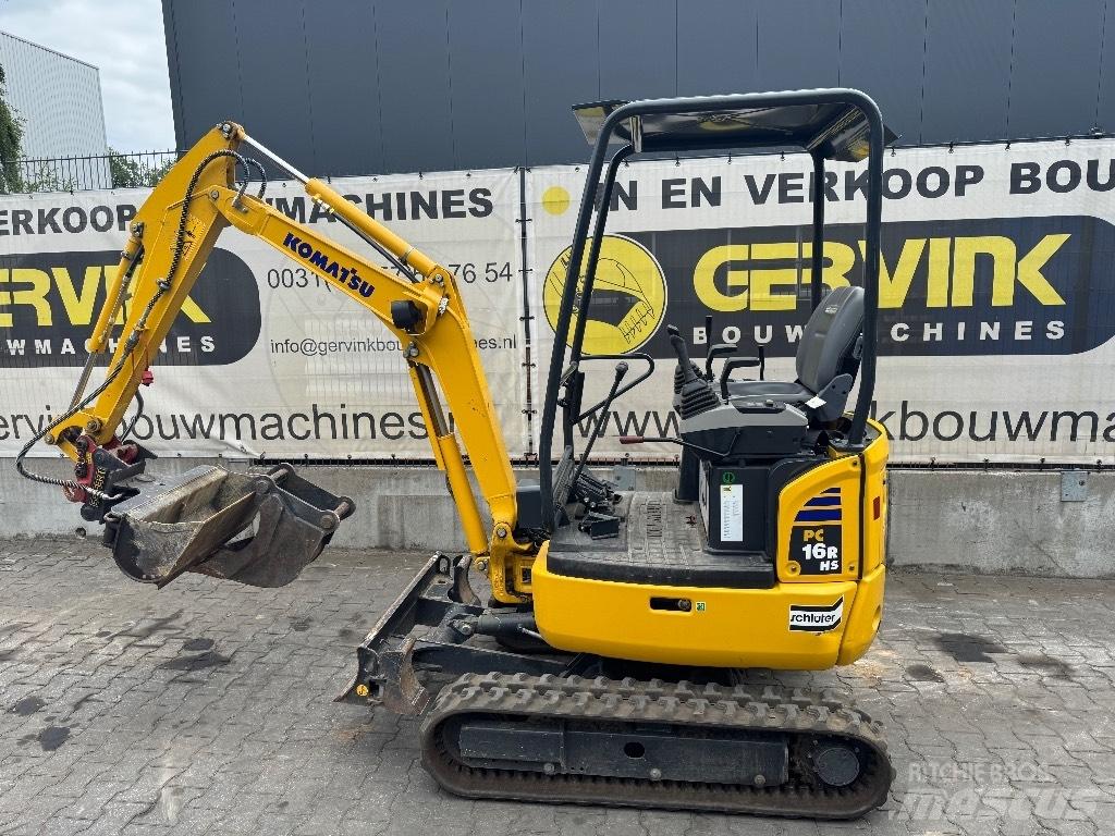 Komatsu PC 16 R-3HS Mini kotrók < 7t