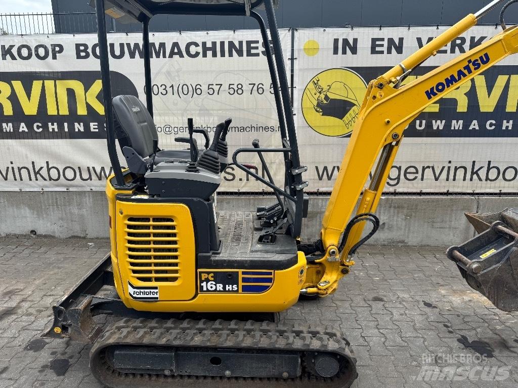 Komatsu PC 16 R-3HS Mini kotrók < 7t