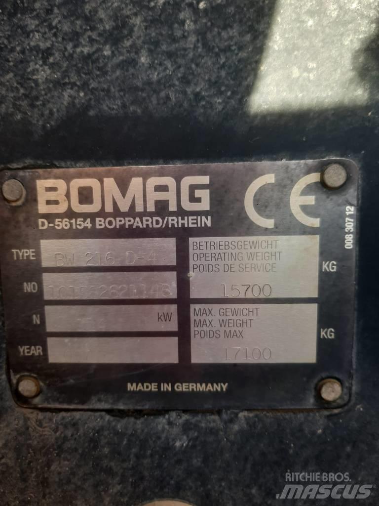 Bomag BW 216 D-4 Talajtömörítő gépek