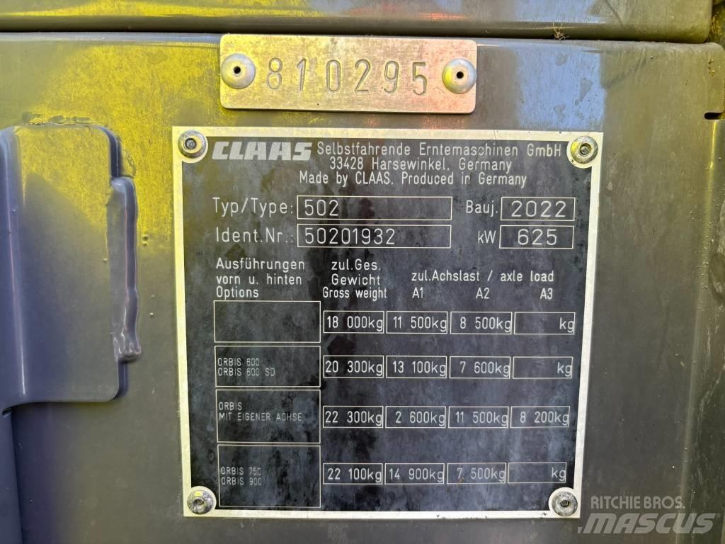 CLAAS Jaguar 980 Önjáró szecskázók