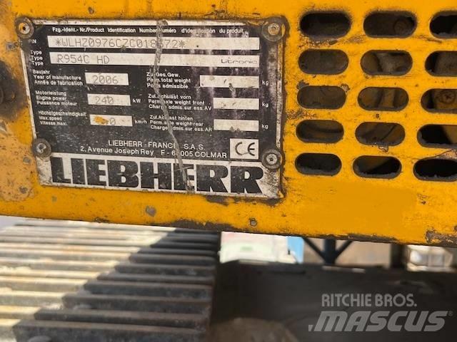 Liebherr R 954C  HD Gumikerekes kotrók