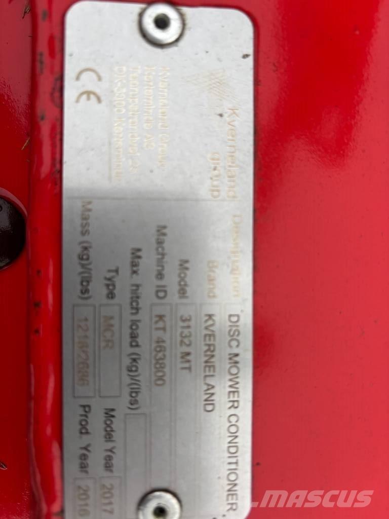 Kverneland 3132 MT Öntöző Kaszák