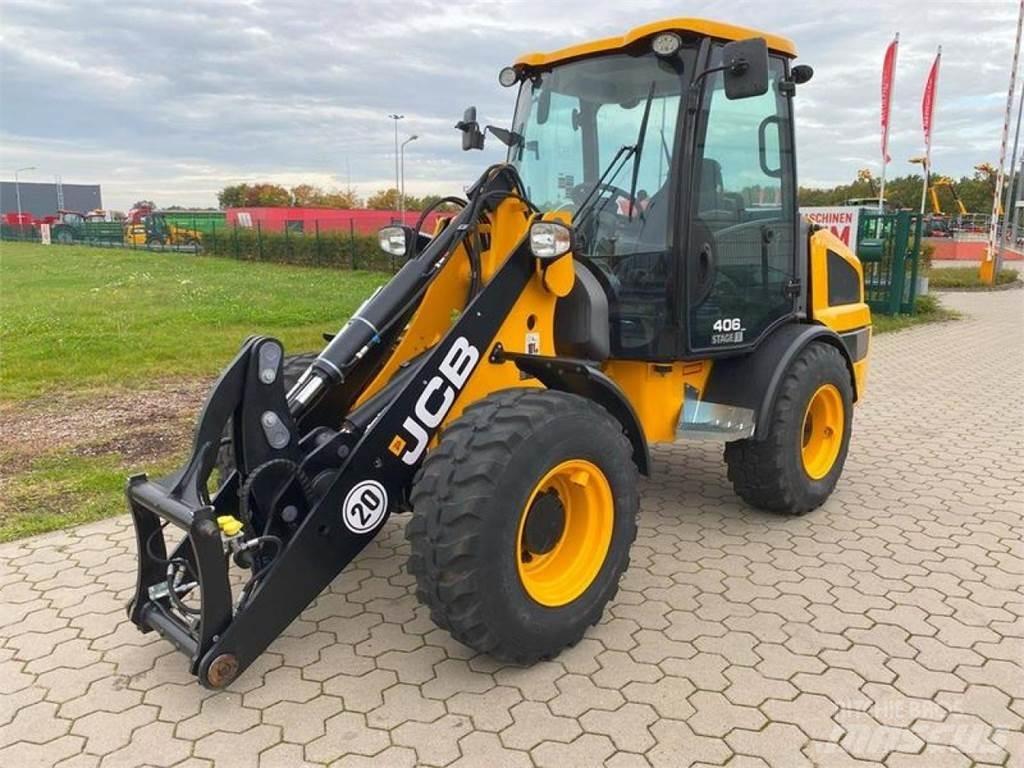 JCB 406 AGRI Gumikerekes homlokrakodók