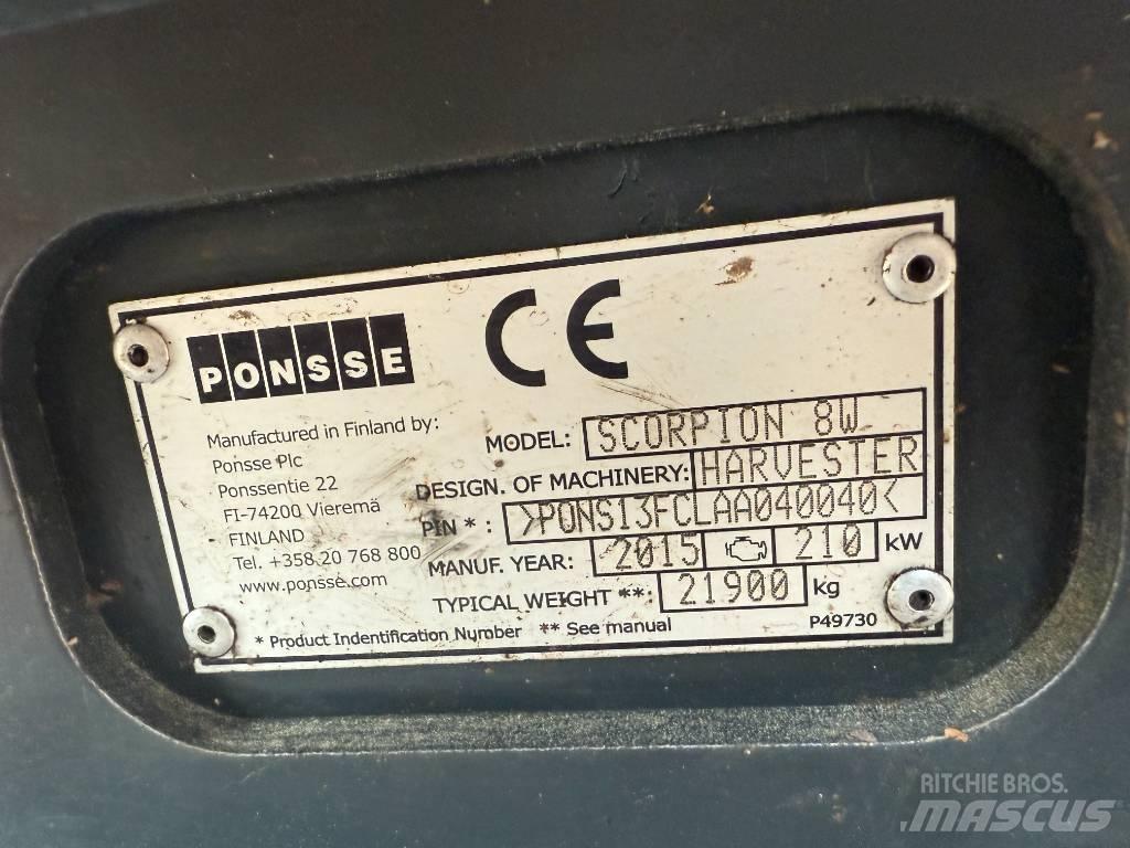 Ponsse SCORPION 8W Betakarítók