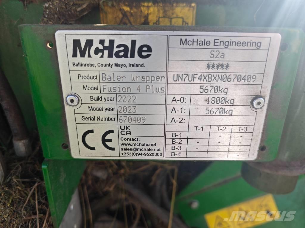 McHale Fusion 4 Plus Körbálázók
