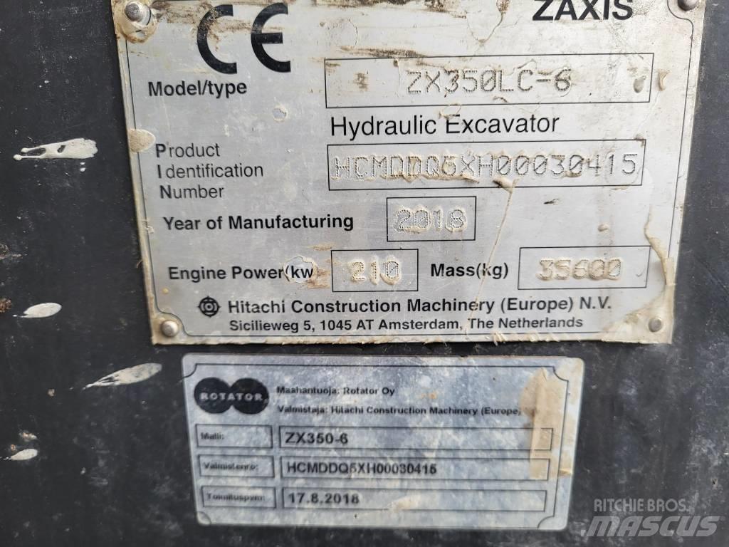 Hitachi ZX 350 LC-6 Lánctalpas kotrók