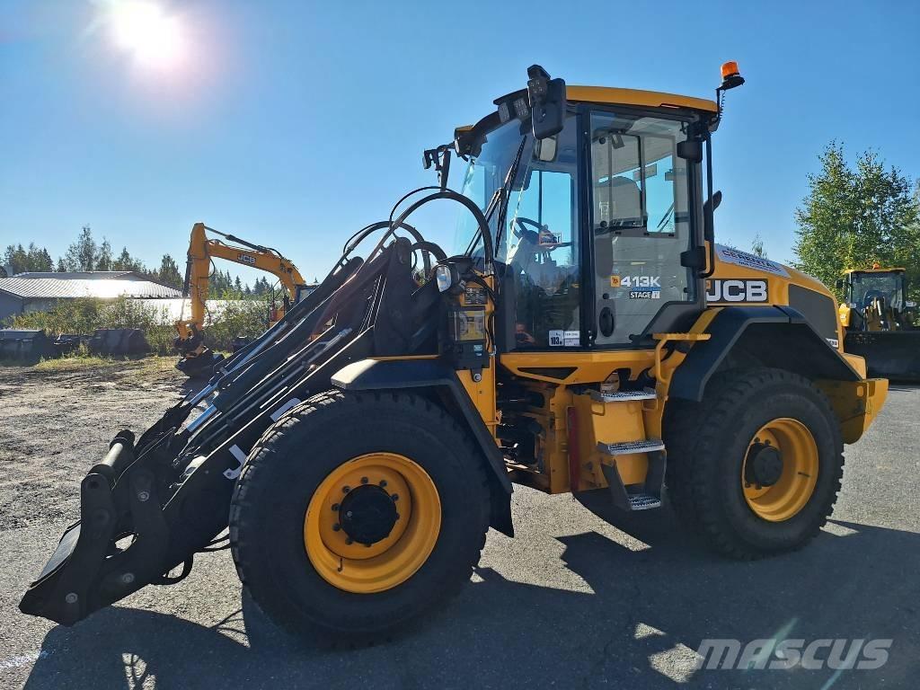 JCB 413 S Gumikerekes homlokrakodók