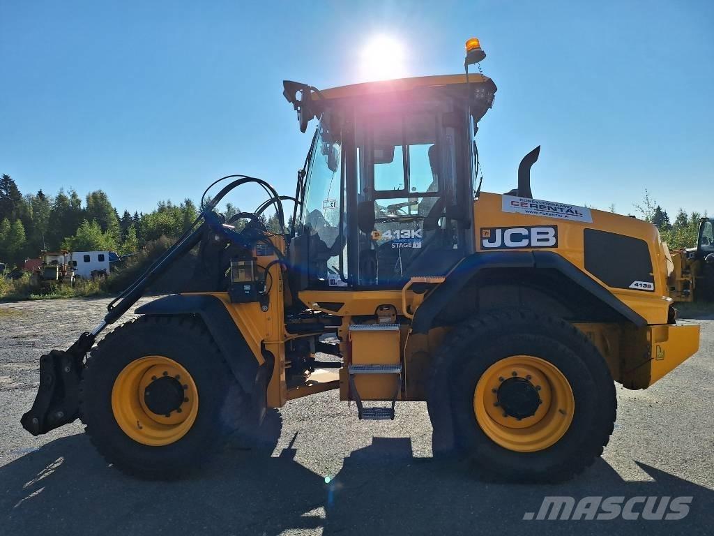 JCB 413 S Gumikerekes homlokrakodók