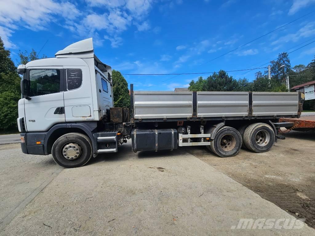 Scania 114 G 380 Platós / Ponyvás teherautók