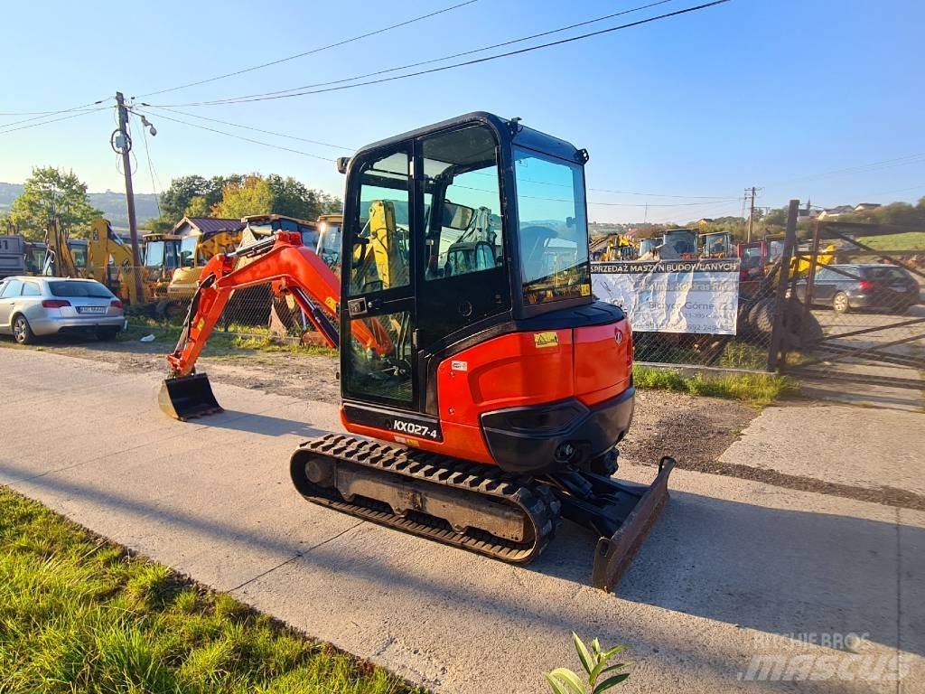 Kubota KX 027-4 Mini kotrók < 7t