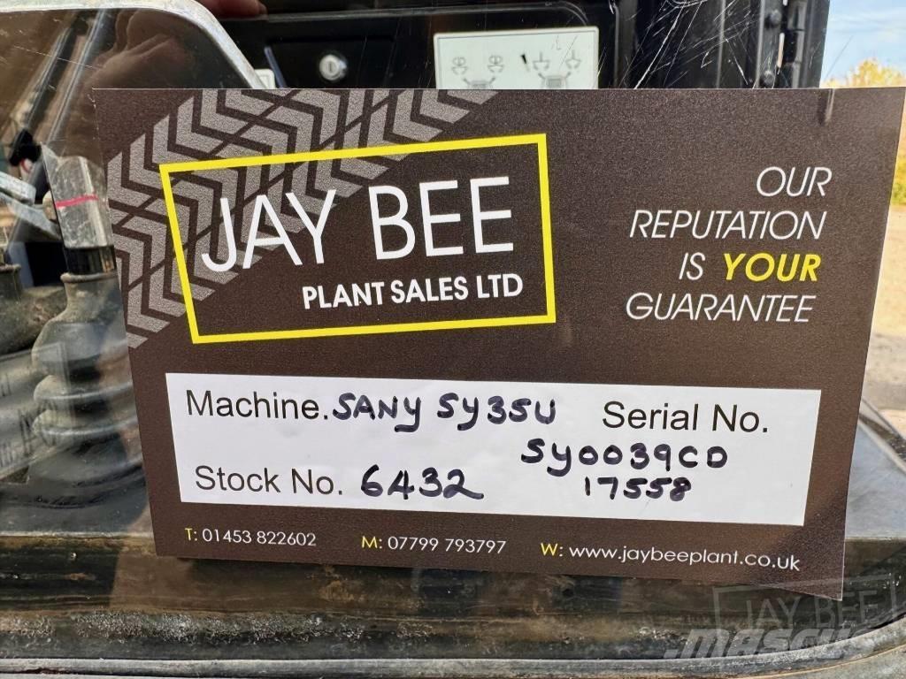 Sany SY 35 U Mini kotrók < 7t