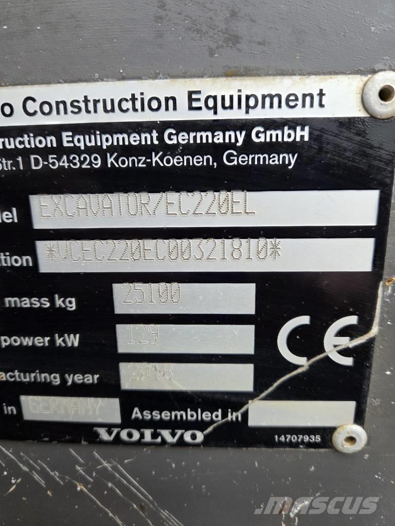 Volvo EC220EL Lánctalpas kotrók