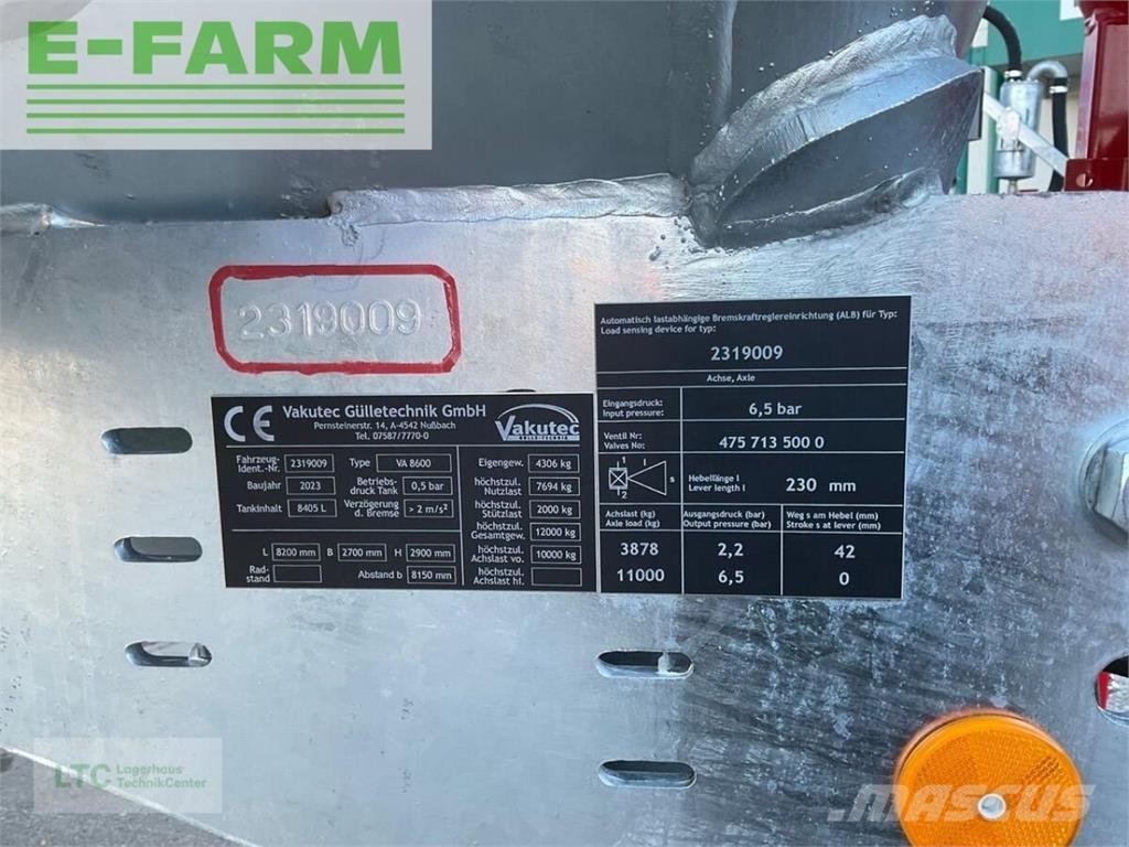  va 8600 Egyéb trágyázógépek és tartozékok