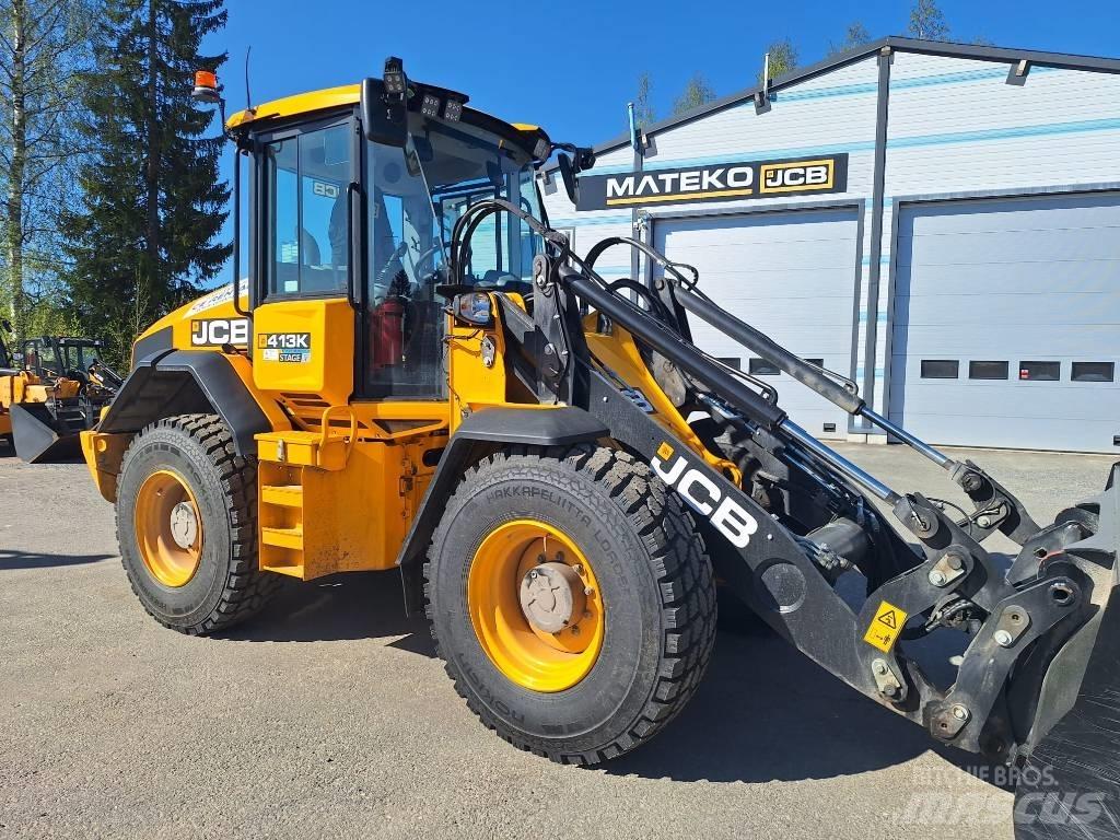 JCB 413 K SV NE Gumikerekes homlokrakodók
