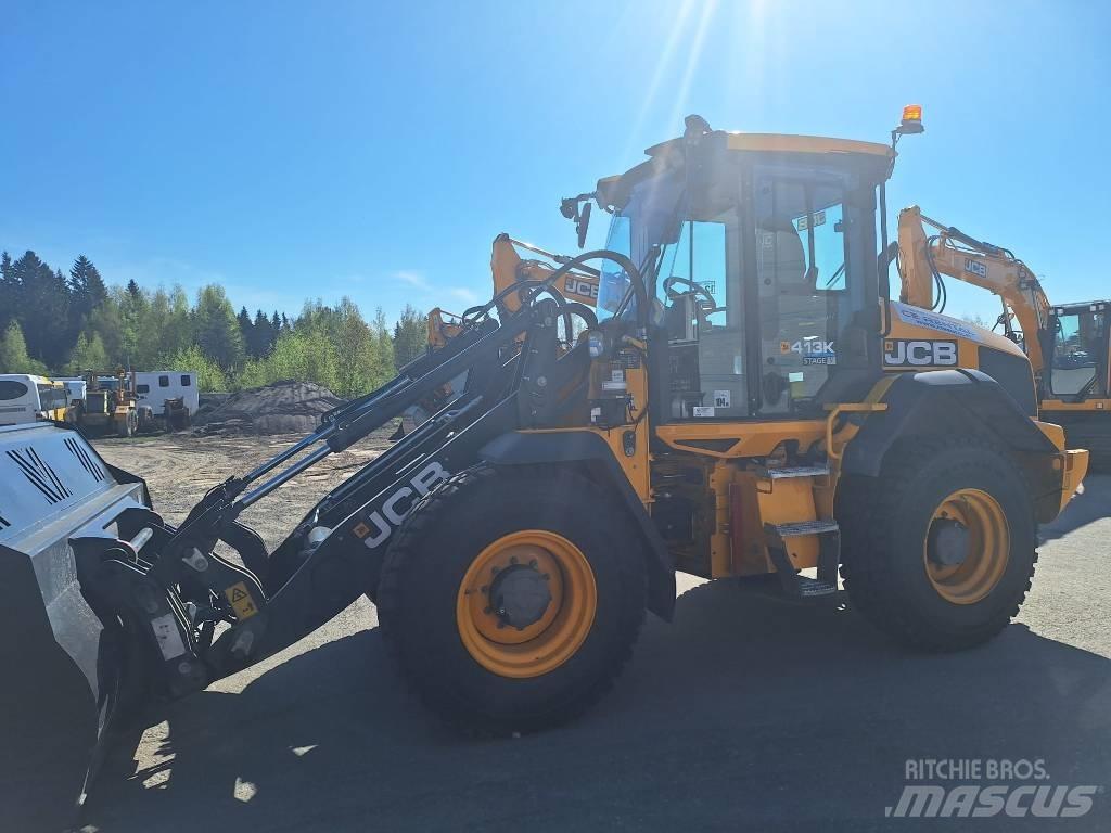 JCB 413 K SV NE Gumikerekes homlokrakodók