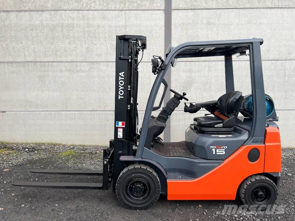 Toyota 02-8 FGF 15 Gázüzemű targoncák
