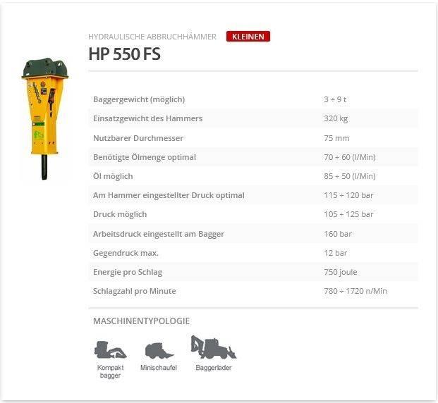 Indeco HP 550 FS Fejtőgépek