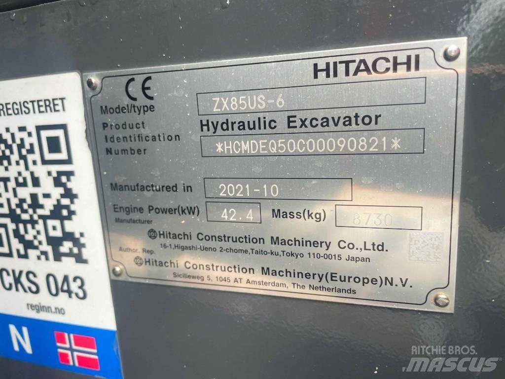 Hitachi ZX 85 US-6 Közepes (midi) kotrók 7 t - 12 t