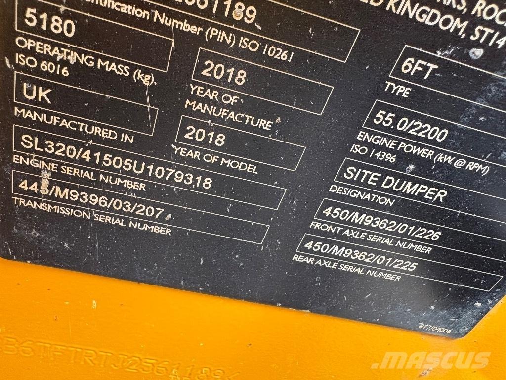JCB 6T FT Mezei dömperek