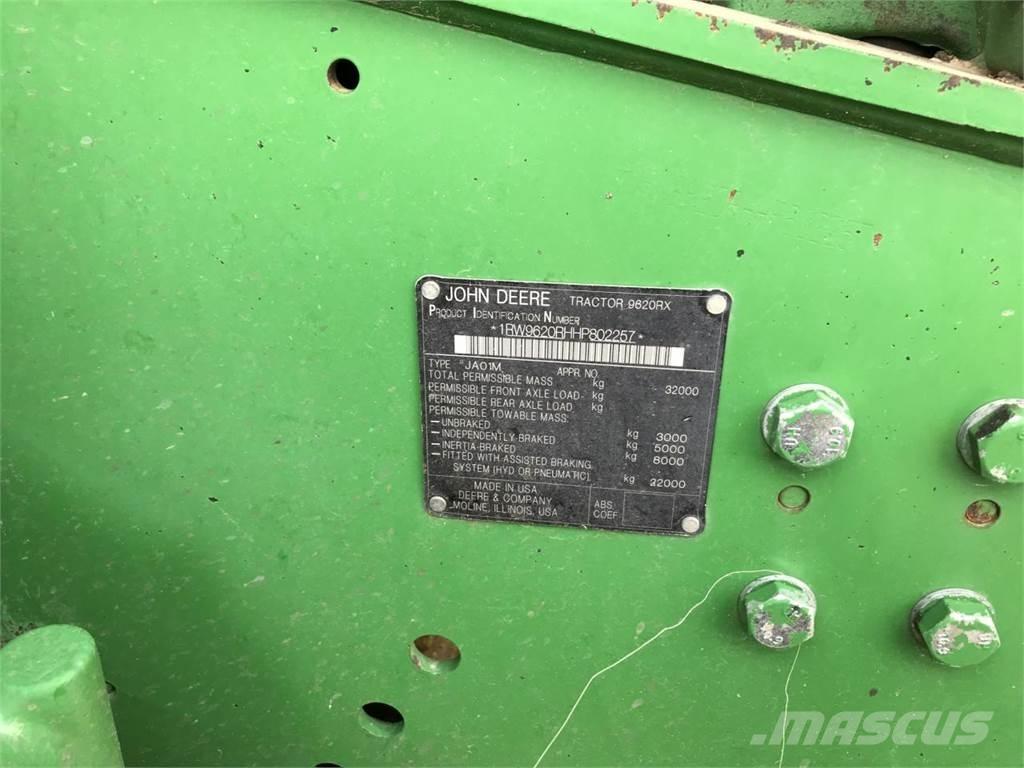 John Deere 9620RX Traktorok
