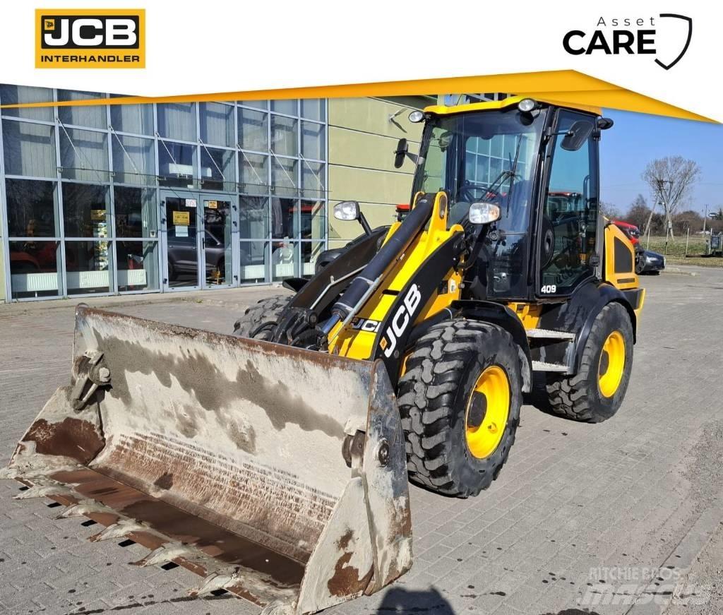 JCB 409 Gumikerekes homlokrakodók