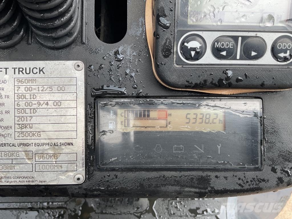 Toyota 02-FGF25 Gázüzemű targoncák