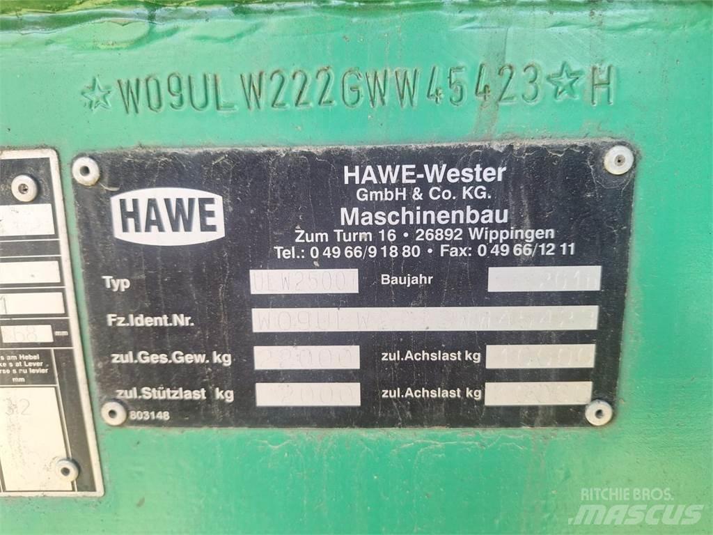 Hawe ULW 2500 T Gabona átrakó kocsik