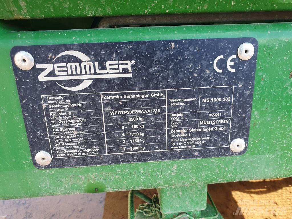Zemmler MS 1600 Mobil szűrők