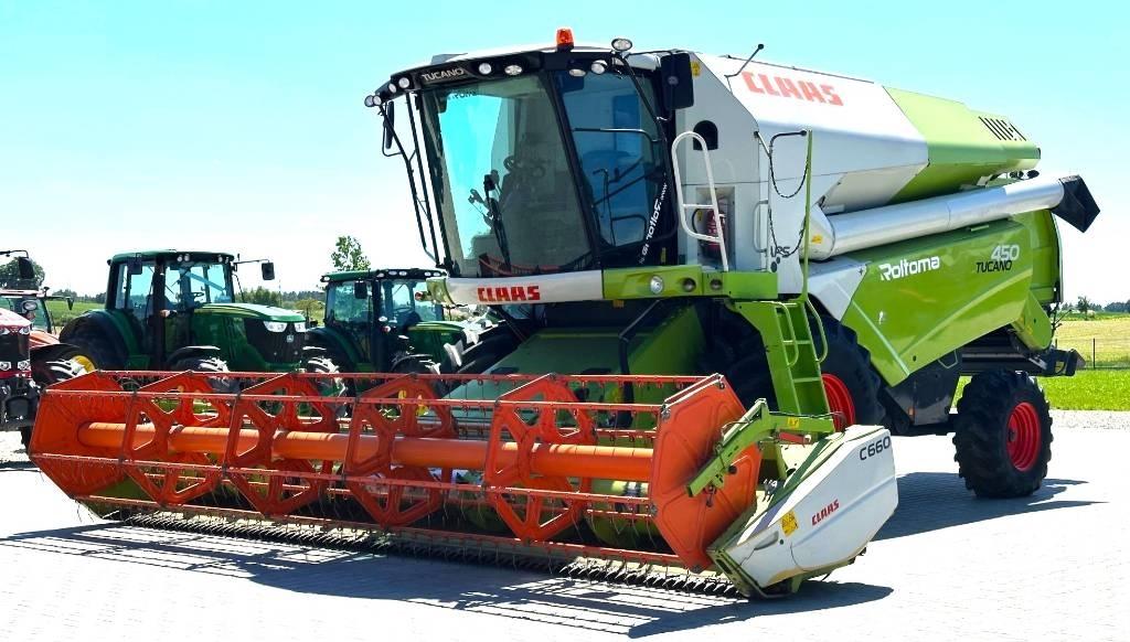 CLAAS Tucano 450 Kombájnok