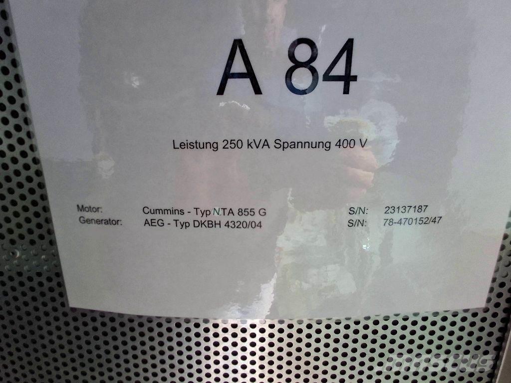 Cummins NTA-855-G Dízel áramfejlesztők