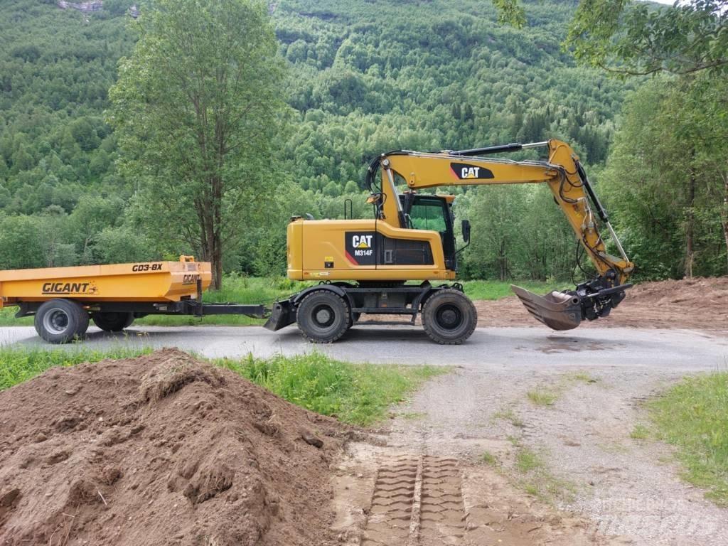CAT M 314 F Gumikerekes kotrók