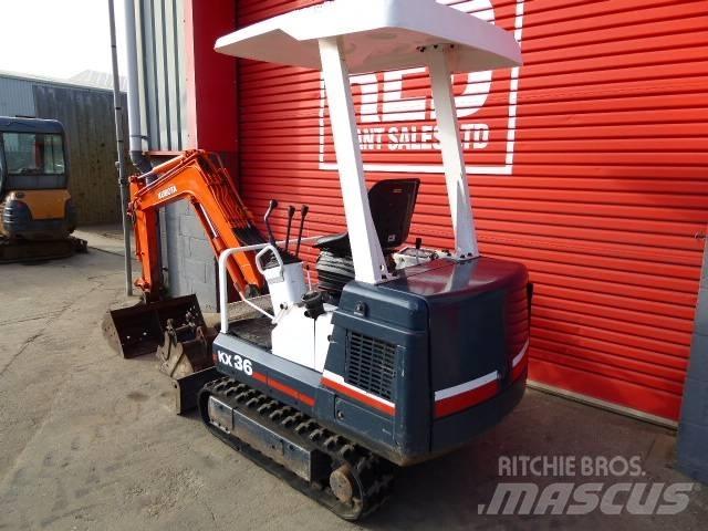 Kubota KX 36 Mini kotrók < 7t