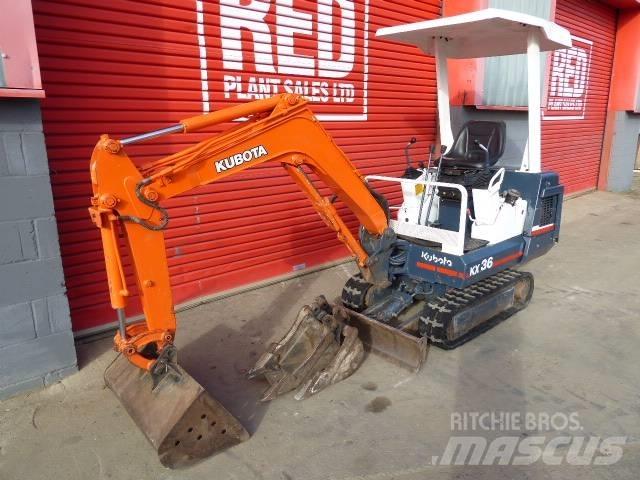 Kubota KX 36 Mini kotrók < 7t