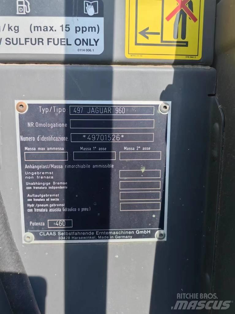 CLAAS Jaguar 960 4WD Önjáró szecskázók
