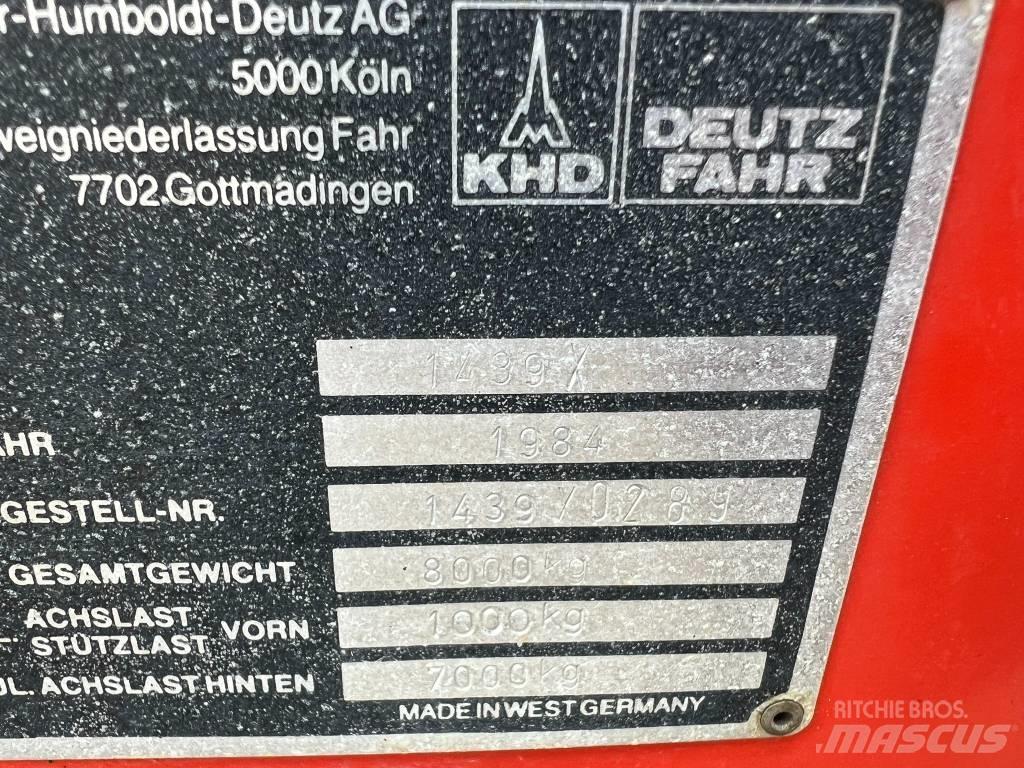 Deutz Fahr F 570 Önrakodó pótkocsik