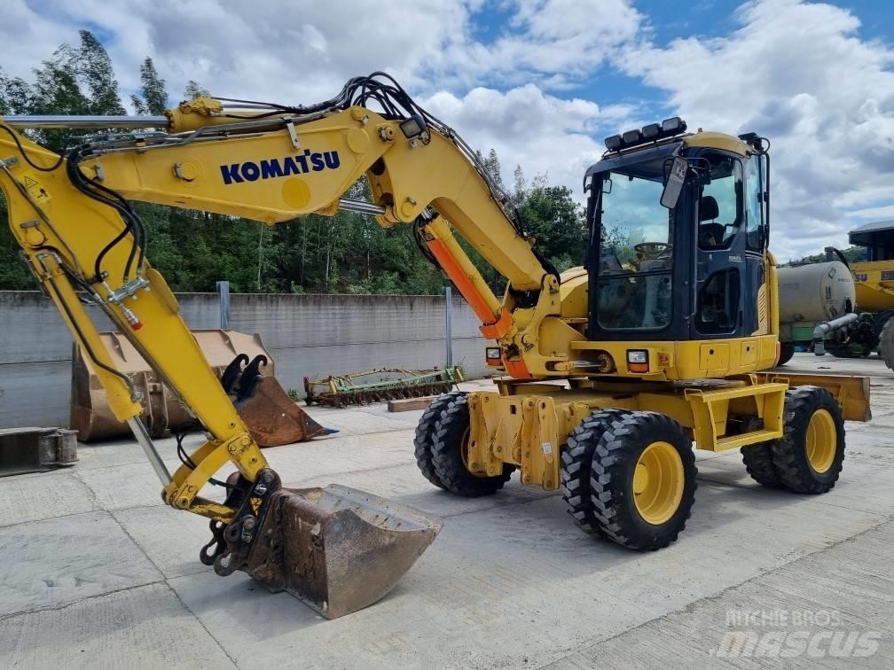 Komatsu PW 118 MR-8 Gumikerekes kotrók