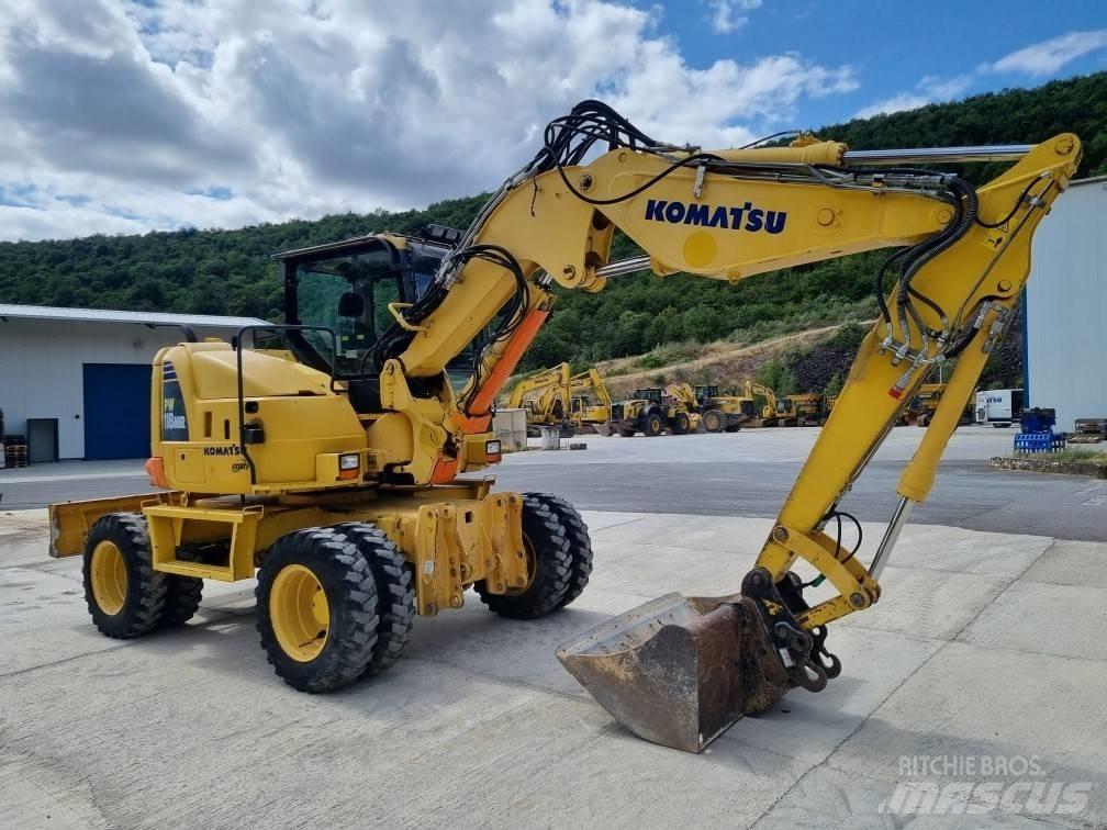 Komatsu PW 118 MR-8 Gumikerekes kotrók