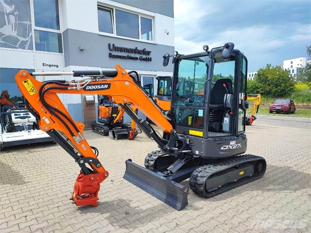 Doosan DX27z Mini kotrók < 7t