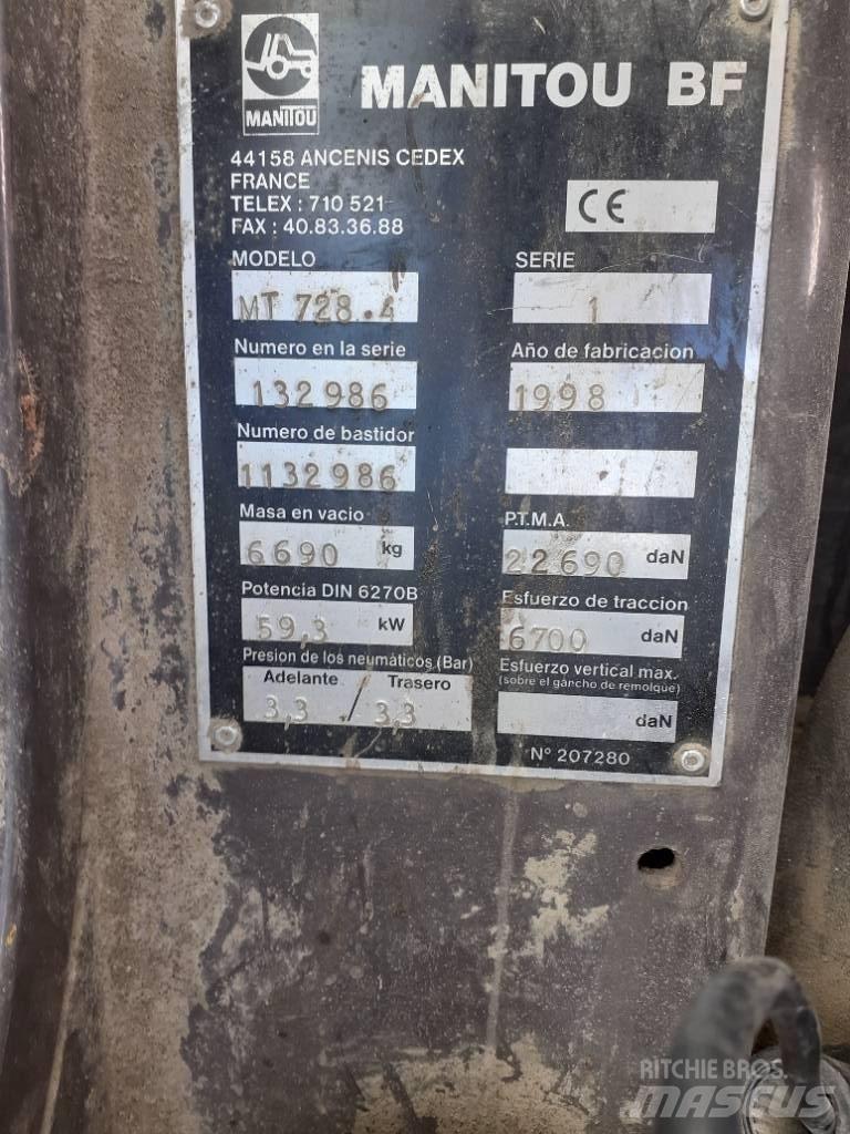 Manitou MT 728-4 Teleszkópos rakodók