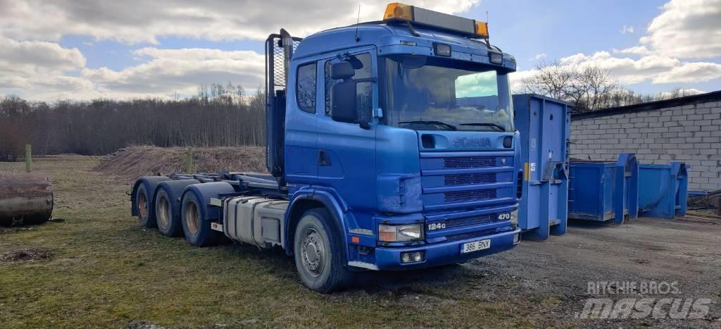 Scania R 124 GB6X4NA Billenő teherautók