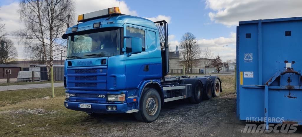 Scania R 124 GB6X4NA Billenő teherautók