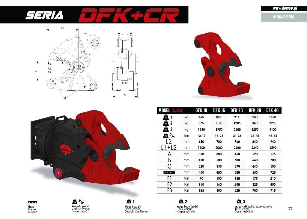  DEMOQ DFK30 + CC Építőipari Törőgépek