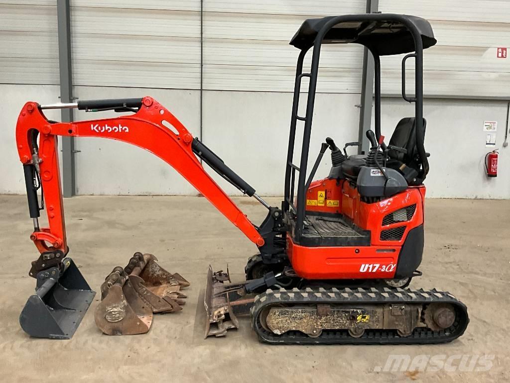 Kubota U 17-3 A Mini kotrók < 7t