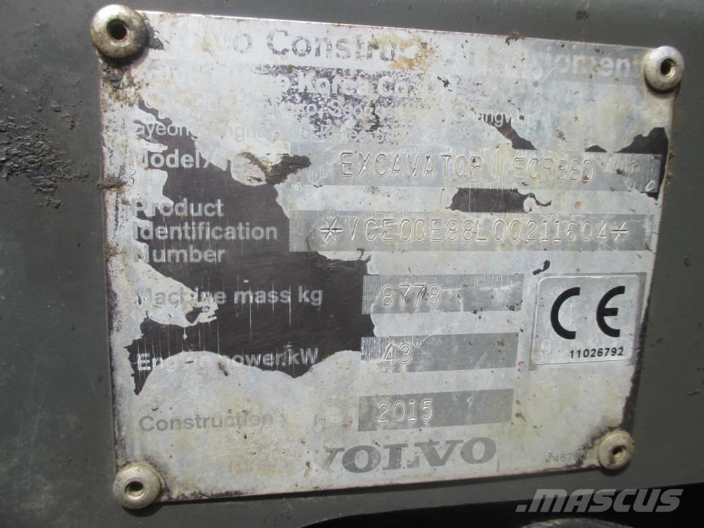 Volvo ECR 88 D Közepes (midi) kotrók 7 t - 12 t