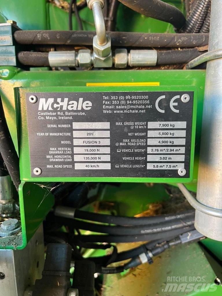 McHale Fusion 3 Plus Körbálázók