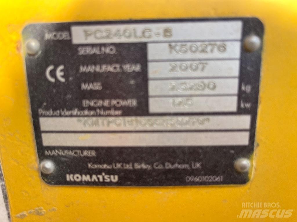 Volvo Pc240-7 Lánctalpas kotrók
